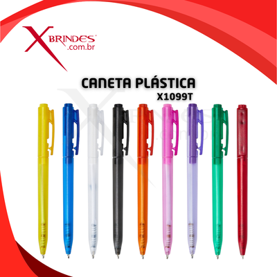 CANETA PLÁSTICA 