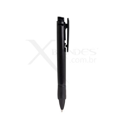 Conheça o Brinde CANETA PLÁSTICA PRETA COMACIONAMENTO POR CLIQUE X13190L