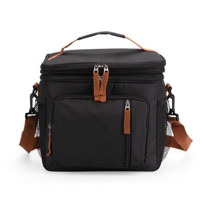 Conheça o Brinde Bolsa Térmica Dupla Expansível em Oxford 300D 15L X04803