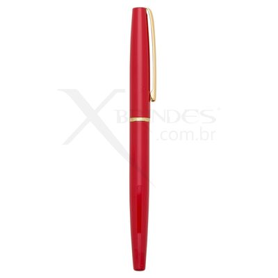 Conheça o Brinde Caneta corpo de Metal com escrita rollerball azul X13676
