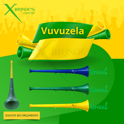 Vuvuzela Plástica Personalizada para eventos XVZ0010