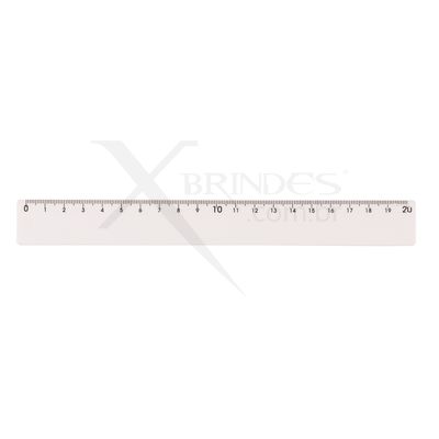 Conheça o Brinde RÉGUA PLÁSTICA 20CM