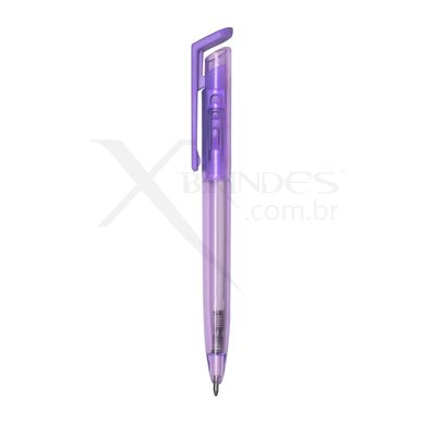 Conheça o Brinde CANETA PLÁSTICA TRANSLUCIDA COLORIDA COM ACIONAMENTO POR CLIQUE X01098T